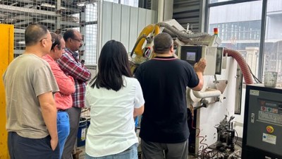 專攻金剛石串珠噴涂！安捷倫滾噴機(jī)征服印度金剛石繩具企業(yè)
